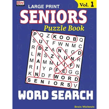 SENIORS Puzzle Book: WORD SEARCH, Specially designed for adults