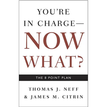 You're in Charge, Now What?: The 8 Point Plan