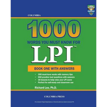 Columbia 1000 Words You Must Know for LPI: Book One with Answers