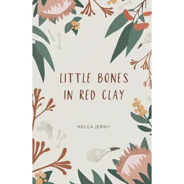 little bones in red clay