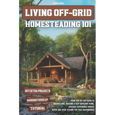 Living Off-Grid Homesteading 101: Your Step-by-Step Guide to Buying Land, Building a Self-Sufficient Home, and Creating Sustainable Energy, Water and