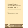 Desert Warfare: German Experiences in World War II