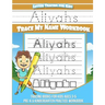 Aliyahs Letter Tracing for Kids Trace my Name Workbook: Tracing Books for Kids ages 3 - 5 Pre-K & Kindergarten Practice Workbook