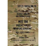 STP 31-18B34-SM-TG MOS 18B Special Forces Weapons Sergeant: 15 October 2004