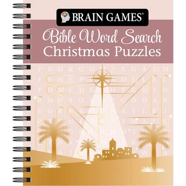 Brain Games - Bible Word Search Christmas Puzzles