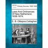 Laws And Ordinances Of New Netherland, 1638-1674.