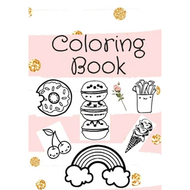 Coloring book: colouring book for girls, 40 colourings