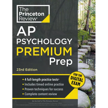 Princeton Review AP Psychology Premium Prep, 23rd Edition: 4 Practice Tests + Digital Practice Online + Content Review