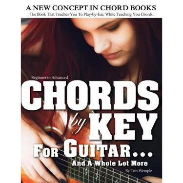 CHORDS by KEY FOR GUITAR . . . AND A WHOLE LOT MORE: The Book That Teaches You To Play-by-Ear, While Teaching You Chords.