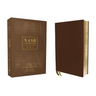 Nasb, Thinline Bible, Genuine Leather, Buffalo, Brown, Red Letter Edition, 1995 Text, Comfort Print