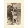 Vintage Lined Notebook Greetings from Florida, Woman in Chair with Gator