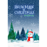 Snowman at Christmas Notebook Gift: Holiday Winter Record Fun Idea for Family