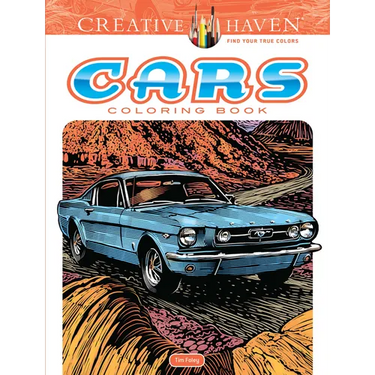 Creative Haven Cars Coloring Book