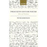 Twentieth Century Poetry: Selves and Situations