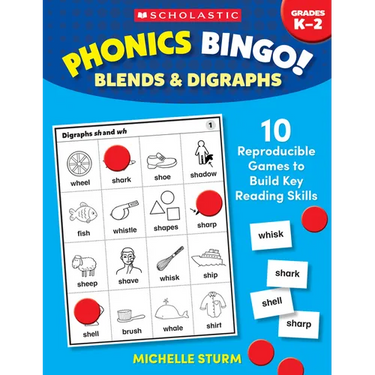 Phonics Bingo: Blends & Digraphs