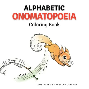 Alphabetic Onomatopoeia Coloring Book