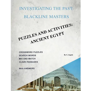 Investigating the Past: BlackLine Masters: Puzzles & Activities: Ancient Egypt
