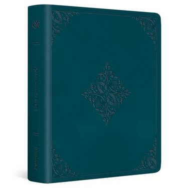 ESV Journaling Bible (Trutone, Deep Teal, Fleur-De-Lis Design)