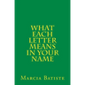 What Each Letter Means in Your Name