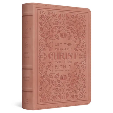 ESV Applying the Gospel Study Bible for Women (Trutone, Blush Rose, Colossians 3:16 Design)