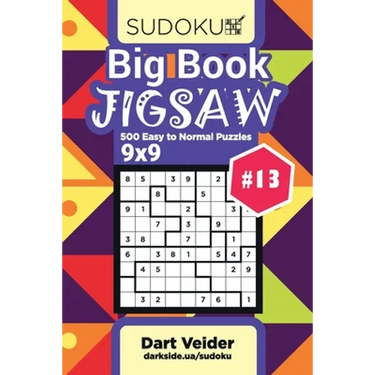 Big Book Sudoku Jigsaw - 500 Easy to Normal Puzzles 9x9 (Volume 13)