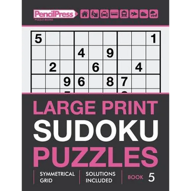 Large Print Sudoku Puzzles (Hard puzzles), (Book 5)