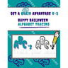 Happy Halloween Alphabet Tracing Book: 8.5 x 11 inch, alphabet and number tracing book, classic cartoons, for young ages and grades K-3