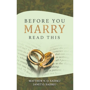 Before You Marry: Read This