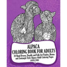 Alpaca Coloring Book For Adults: 30 Hand Drawn, Doodle and Folk Art Paisley, Henna and Zentangle Style Alpaca Coloring Pages