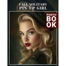Fall Military Pin-Up Girl Photo Book: 40 Stunning Images of Military Pin-Ups Celebrating Autumn's Spirit and Charm