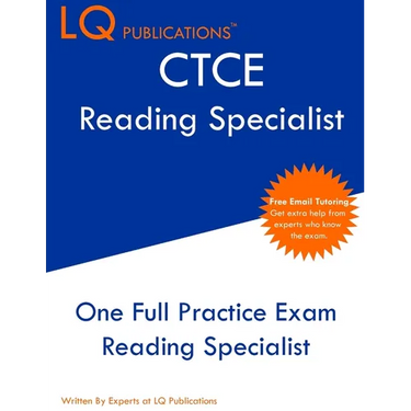 CTCE Reading Specialist: One Full Practice Exam - Free Online Tutoring - Updated Exam Questions