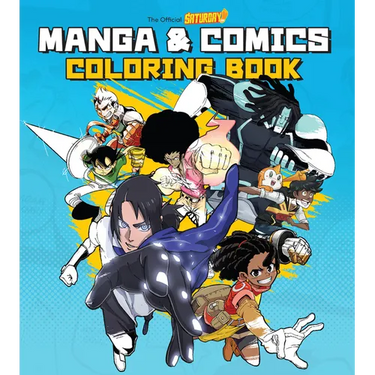 Saturday Am Manga and Comics Coloring Book