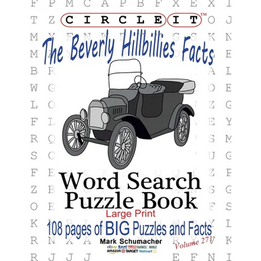 Circle It, The Beverly Hillbillies Facts, Word Search, Puzzle Book