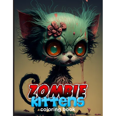 Zombie Kittens Coloring Book
