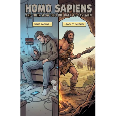 Homo Sapiens and Their Slow Decline Back to Cavemen