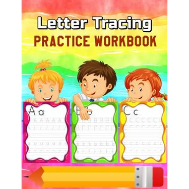 Letter Tracing Practice Workbook: Alphabet Animals, Trace Letters Of The Alphabet And Words Plus Trace Shapes And Patterns Workbook (Jumbo Size)