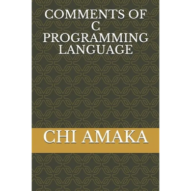 Comments of C Programming Language