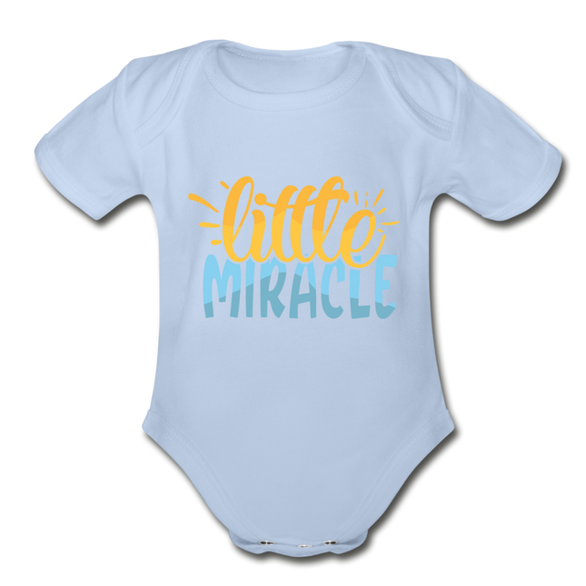 Little Miracle Baby Bodysuit by Tshirt Unlimited