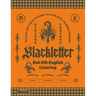 Blackletter and Old English Lettering Reference Book