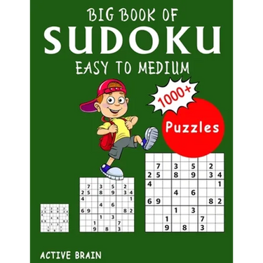 Big Book of Sudoku Easy to Medium: 1000+ Easy Sudoku Puzzles (With Solutions)