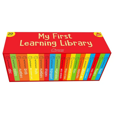 My First Complete Learning Library: Boxset of 20 Board Books Gift Set for Kids