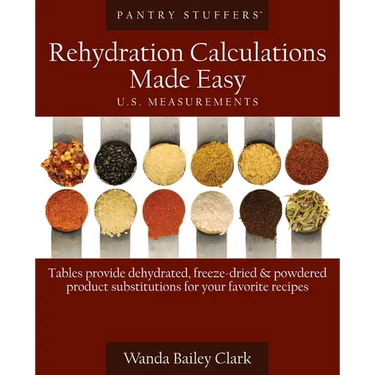 Pantry Stuffers Rehydration Calculations Made Easy: U.S. Measurements