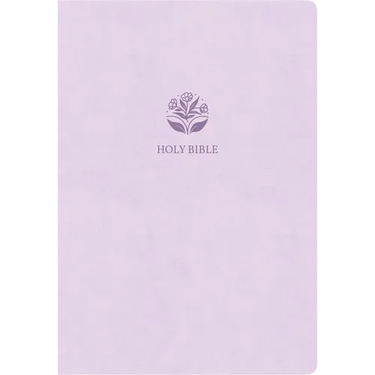 KJV Large Print Compact Reference Bible, Lavender Leathertouch
