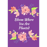 Bloom Where You Are Planted: Guided and Mindfulness Self-Care Prompted