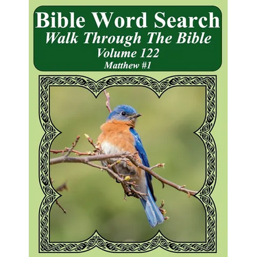 Bible Word Search Walk Through The Bible Volume 122: Matthew #1 Extra Large Print