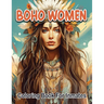 Boho woman coloring book for inmates