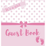 It's a girl, baby shower guest book (Hardback)
