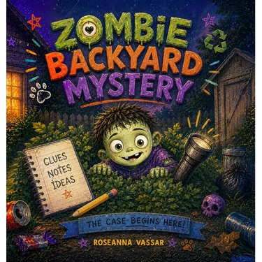 Zombie Backyard Mystery, The Case Begins Here! Clues Notes Ideas