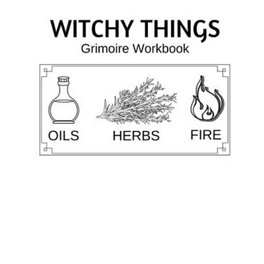 Witchy Things Grimoire Workbook