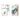 The Jesus Bible Artist Edition, Niv, Leathersoft, Multi-Color/Teal, Thumb Indexed, Comfort Print